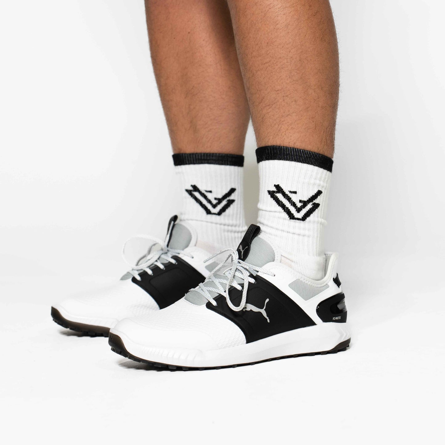 Crew Logo Socks Black (1 pack)