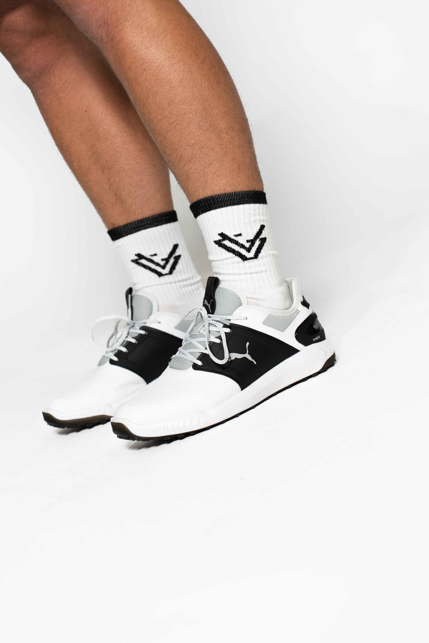 Crew Logo Socks Black (1 pack)