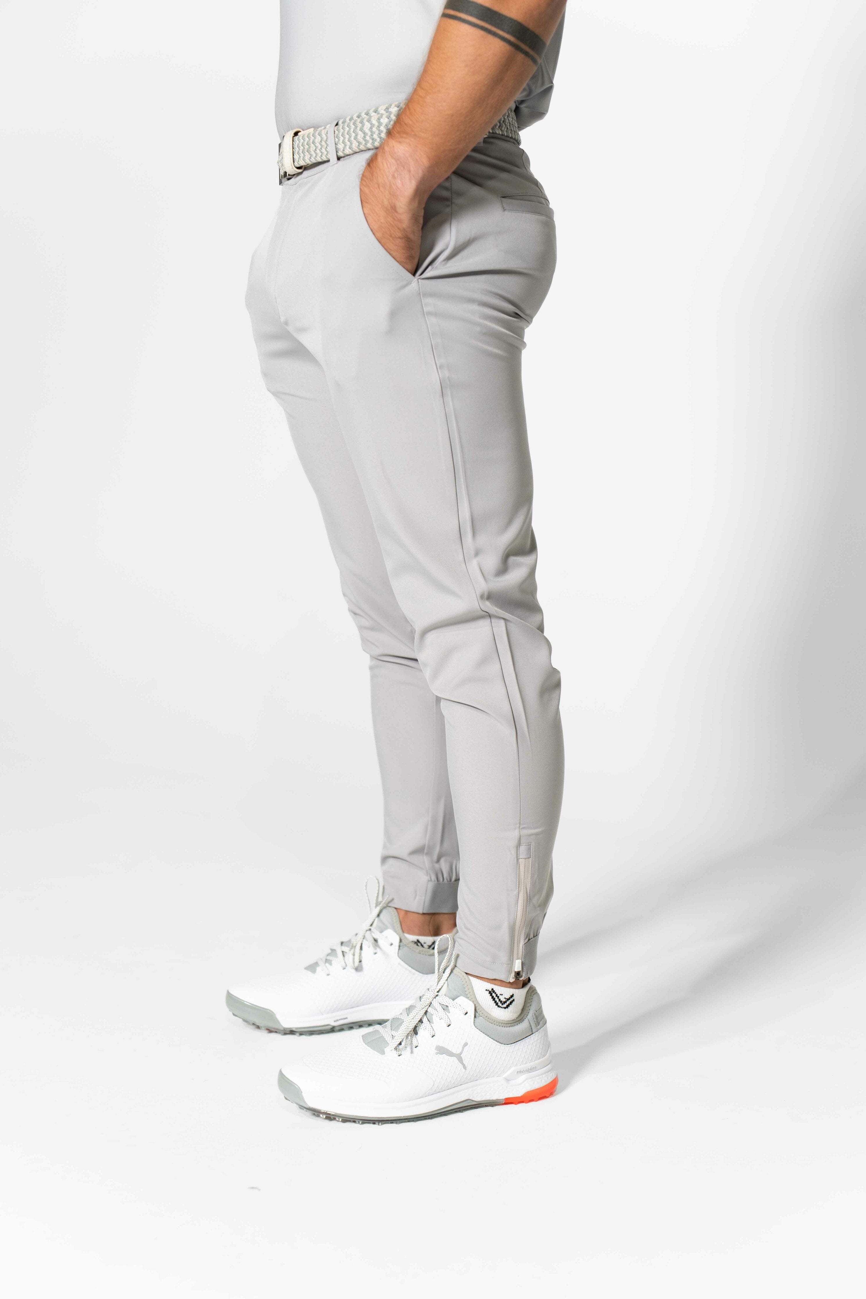 Athletic Joggers Grey IL VERDE GOLF